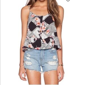 MinkPink Gardner Cami and Shorts  set small